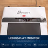 Walking Treadmill, Walking Pad Machine, Jogging Exercise Machine with LED Monitor & Remote Control for Home Gym, White
