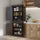 71" Freestanding Kitchen Pantry with 4 Doors and 2 Large Cabinets, Tall Storage Cabinet with Drawer, Coffee
