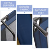 36" x 30" Cooling Elevated Dog Bed, Portable Raised Dog Cot, Pet Bed with Washable Breathable Mesh for Large Dogs, Indoor and Outdoor, Blue