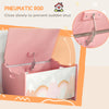 Toy Box with Lid, Toy Chest Storage Organizer for Bedroom, Pink