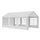 10' x 20' Gazebo Canopy, Party Tent with 4 Removable Side Walls and 6 Window for Picnic, Ceremony and Outdoor Events