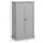 41" Kitchen Pantry Storage, Modern 2-Door Kitchen Storage Cabinet with 5-tier Shelving, 12 Spice Racks and Adjustable Shelves, Gray