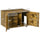 Cat Litter Box Enclosure with Double Doors, Divider, Cat Little Furniture,  Rustic Brown