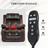 Power Lift Recliner Chair for Ease-Loving Adults, Electric Lift Chair with Massage and Heat, Remote Control – Brown