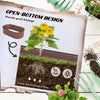 3.4 x 2 x 1ft Galvanized Raised Garden Bed Kit, Metal Planter Box with Safety Edging, Brown