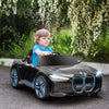 12V Electric Car for Kids with 2.4G Remote Control, Suspension, Black