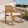 Outdoor Rocking Chair with Cushion, Acacia Wood Patio Rocker for Backyard, Patio, Home, Teak Tone