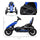 Kids Pedal Go Kart w/ Swing Axle, Shock-Absorbing Wheels, Blue