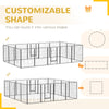 Dog Playpen for Medium, Small Dogs, 16 Panels, 126" x 126" x 39"