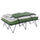 Portable Cot Bed Compact Collapsible Camping Bed with Sleeping Bag Inflatable Air Mattress Pillows for 2 Person Fishing & Hiking