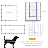 Dog Playpen for Medium, Small Dogs, 16 Panels, 126" x 126" x 39"