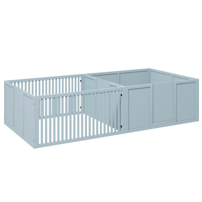 Whelping Box for Dogs, Dog Whelping Pen with Removable Doors, Puppy Playpen for Indoors, Puppy Supplies & Essentials, 81