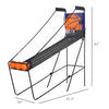 Electronic Scoring Basketball Shooting Game Machine Foldable Basketball Platform for Maximum Two Player