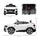 12V Kids Electric Ride On Audi Car, Battery Powered Toy w/ Parent Remote Control, Safety Belt, LED Lights, Music & Horn for 3-5 Years Old, White