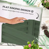 Galvanised Planter Box, 24"x24"x11.75" Raised Garden Bed with Tomato Cage for Climbing Vines, Vegetables, Flowers, Green