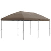 10' x 19' Pop Up Canopy with Easy Up Steel Frame, 3-Level Adjustable Height and Carrying Bag, Sun Shade Party Tent for Patio, Backyard