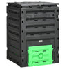 Garden Compost Bin, 120 Gallon (450L) Garden Composter with 80 Vents and 2 Sliding Doors, Lightweight & Sturdy, Creation of Fertile Soil