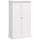 Freestanding Kitchen Pantry, Kitchen Storage Cabinet with 5-Tier Shelf, 12 Spice Racks, Adjustable Shelves, White
