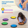 Sensory Discs for Kids, 12Pcs Textured Sensory Pads, Sensory Mats with Eye Mask, Parent-kids Interactive Game for 3-8 years old, Multi-colour