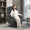 Power Lift Recliner Chair with Massage and Heat for Relaxed Living Adults, Electric Lift Chair with Side Pockets – Gray