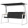 3-Person Patio Swing Chair, Outdoor Porch Swing with Adjustable Canopy & Removable Cushions for Garden, Backyard, Gray