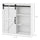 Bathroom Medicine Cabinet, Wall Mount Medicine Cabinet with Sliding Door and Adjustable Shelf, 22.75" x 7.75" x 24.5", White