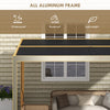 Aluminum Louvered Pergola with Adjustable Roof, 10' x 13' Hardtop Gazebo for Patio, Deck, Garden, Yard, Beach