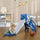 Toddler Slide Kids Slide with Basketball Hoop for Indoor Use, Easy Set Up Baby Slide for Kids 18-36 Months, Blue