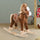 Kids Rocking Horse Toy, Plush Animal Rocker with Realistic Sounds, Kid Ride On Toy for Toddler Boys Girls Over 3 Years Old, Brown