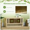 Wooden Reptile Terrarium with Sliding Door for Chameleon, Lizard, Snake, Frog, Turtle, 31.5" x 15.7" x 15.7"