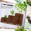 3-Tier Raised Garden Bed with Safety Edging, Open Bottom for Vegetables, Fruit, Herbs, Flowers, 62.25"x43"x32.25", Brown