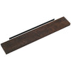 48" Fireplace Mantel, Floating Farmhouse Solid Fir Wood Shelf, Handmade Heavy Duty Wall Mounted Shelf, with Metal Bracket, Walnut Brown
