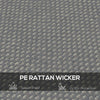 Pergola Canopy Replacement, Pergola Shade Cover for 10' x 10' Pergola ( 84C-038 Series), Dark Gray
