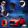 12V Kids Battery Powered Electric ATV, Electric Quad Ride On Toy Car Vehicle with Remote Control Horn Music Light for Infant Toddlers, Red