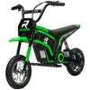 24V 350W Electric Dirt Bike Up to 15 MPH w/ Twist Grip Throttle, Green