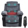 Power Lift Recliner Chair with Massage and Heat for Comfort-Oriented Individuals, Electric Lift Chair with Remote Controllers