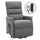 Power Lift Assist Recliner Chair for Comfort-Oriented Individuals, Linen Fabric, Remote Control, Electric Sofa – Gray