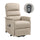 Power Lift Recliner Chair with Electric Lift for Relaxation-Loving Individuals, Remote Control, Comfort Design, Plush Seating – Beige