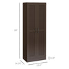 Storage Cabinet w/ Adjustable Shelves, Pantry Cupboard, Coffee
