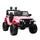 12V Kids Ride On Car, Electric Battery Powered Off-Road Truck Toy Wheels with Remote Control, MP3 Music & Adjustable Speed, Pink