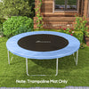Trampoline Mat Replacement with Spring Pull Tool and 80 V-Hooks, Fits 14ft Trampoline, Using 5.5" Springs, Green