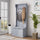 Entryway Hall Tree with Coat Rack and Sitting Bench, Mudroom Bench with Storage, and Hooks, Gray
