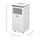 7000BTU Portable Air Conditioner with Remote Controller, Fan Modes, 24-Hour Timer and Automatically Cut Off, White