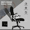 Massage Office Chair, High Back Office Desk Chair with Heat, Reclining Backrest, Padded Armrests & Remote, Black