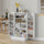 Freestanding Kitchen Pantry, Kitchen Storage Cabinet with 5-Tier Shelf, 12 Spice Racks, Adjustable Shelves, White