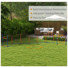4 Pcs Agility Training Equipment for Dogs w/ Weave Poles Adjustable Hurdle Jumping Ring, Pause Box for Backyard Orange