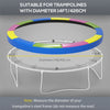 14FT Trampoline Spring Cover, Safety Trampoline Pad Replacement, Waterproof & Tear-Resistant, Trampoline Accessories, Multi-Color