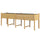 Wooden Raised Garden Bed, Large Elevated Planter Box with Legs, Bed Liner and Drain Holes, 7.4' x 1.8' x 2.6'