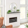 48" Fireplace Mantel, Wall Mounted Floating Farmhouse Shelf, Rustic Gray