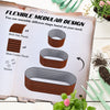 4.9 x 2 x 1.4ft Galvanized Raised Garden Bed Kit, Metal Planter Box with Safety Edging, Brown
